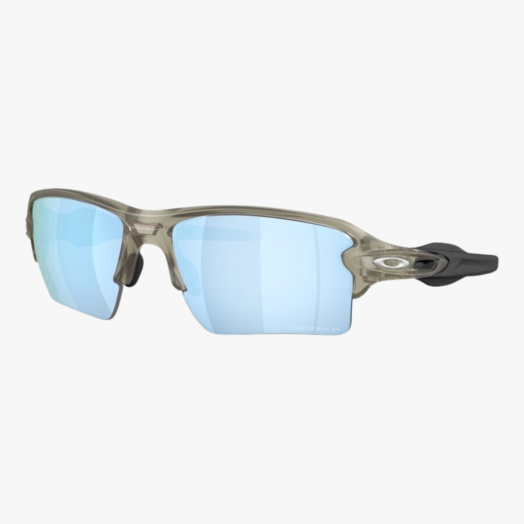 Flak 2.0 XL Matte Grey Ink W Prizm Deep Water Polarized Overlander Sports